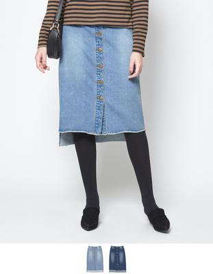 デニムタイトスカート