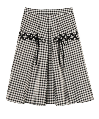 LACE UP SKIRT