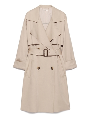 落ち感トレンチコート