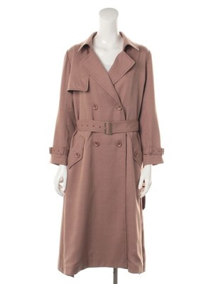 テンセルツイルロングトレンチコート