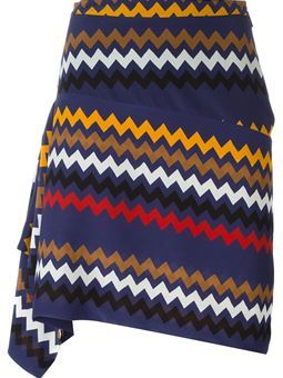 MSGM  アシンメトリードレープスカート