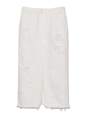 [Balcony and Bed]ダメージデニムスカート