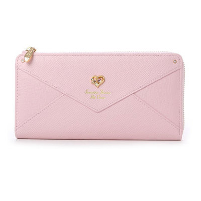 Samantha Thavasa Petit Choice（サマンサタバサプチチョイス）ハートレターモチーフ ラウンドジップ長財布