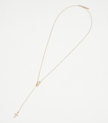 ツイストクロスモチーフラリエット