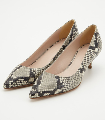 FABIOパイソン柄パンプス
