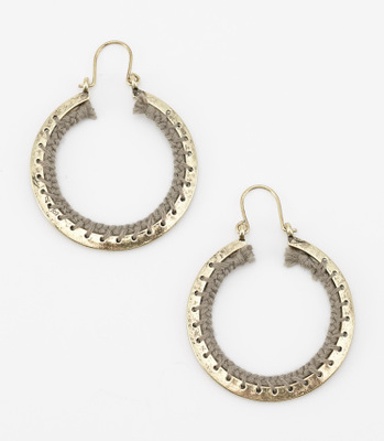 BRAIDS METAL CIRCLEピアス