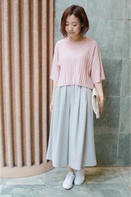 ドライギャバギャザーパンツ