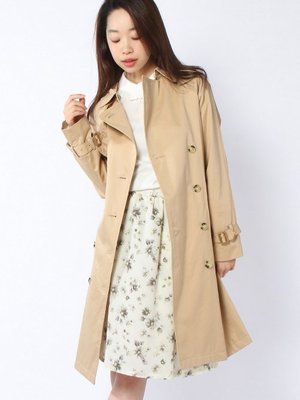 綿ギャバトレンチコート