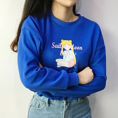 99bunnyセーラームーンロゴスウェット