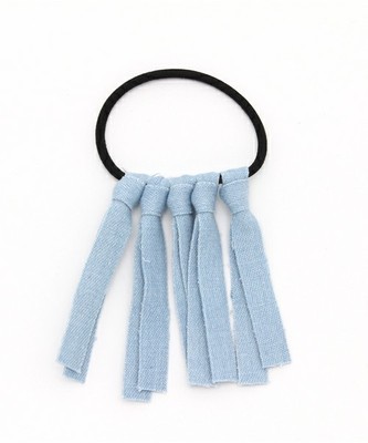 WEGO/デニムフリンジヘアゴム