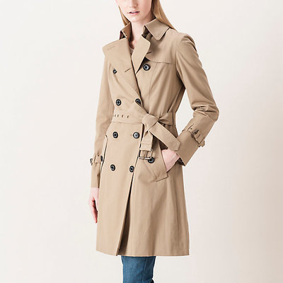 コットンギャバジン　トレンチコート