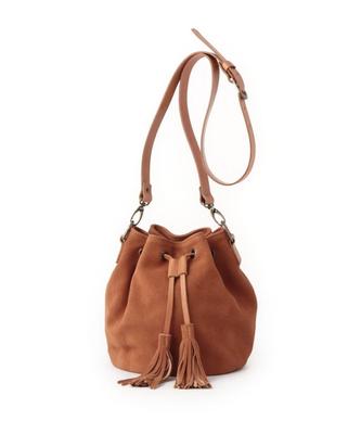 巾着型ショルダーバッグ