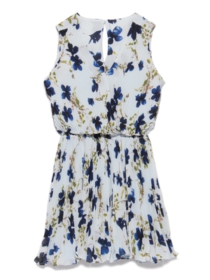 バタフライフラワープリーツワンピース