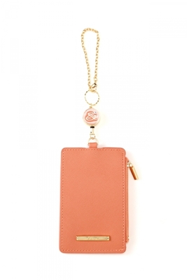 &byP&D（アンドバイピーアンドディー）リールコード付きミニプレートパスケース