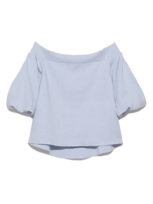 バルーンスリーブオフショルトップス