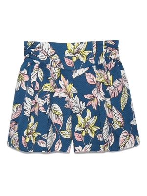ボタニカル柄ショートパンツ
