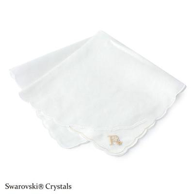 イニシャルハンカチ