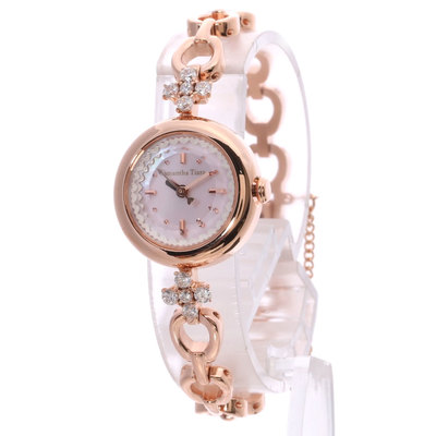 サマンサティアラ クロスウォッチ（カラー：ピンクゴールド）