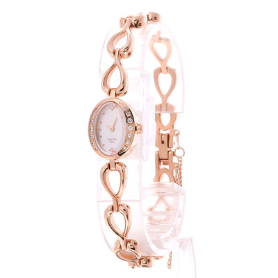 サマンサティアラ オーバル型ウォッチ（ピンクゴールド）