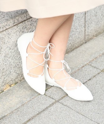 レースアップバレエ