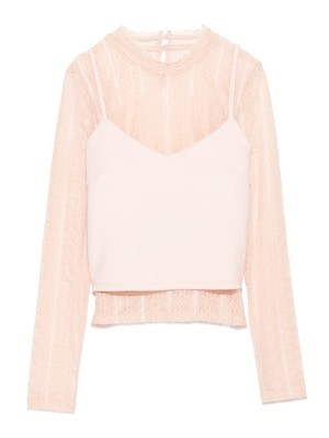 キャミ付きレーストップス