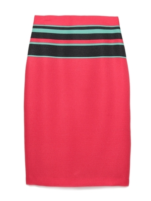 Lily Brown プリントボーダースカート