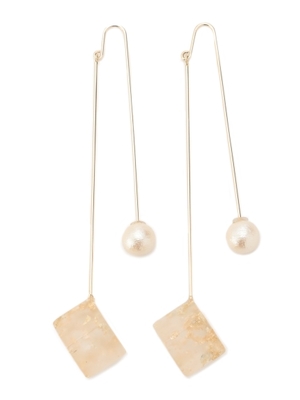 FURFUR (ファーファー)  クリアキューブピアス