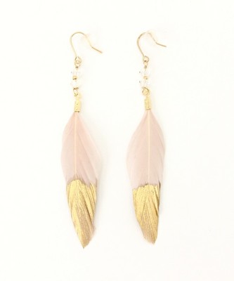 ViS フェザーモチーフピアス