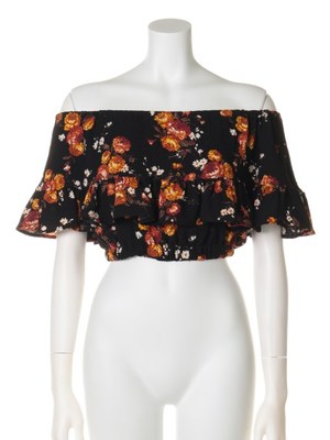 ボタニカルフラワートップス