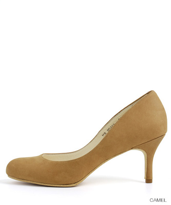 ラウンドトゥプレーンパンプス