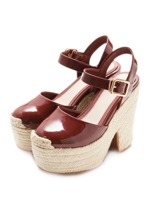 ジュートウエッジソールシューズ