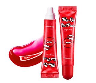 berrisom ベリサム Oops My Lip Tint Pack ウップス マイ リップ ティント パック バージンレッドリアルレッド [並行輸入品]