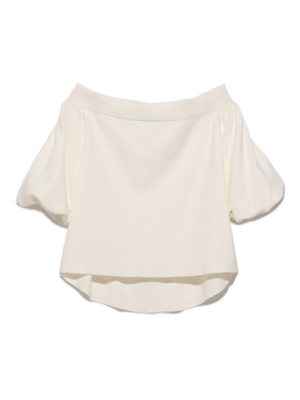 バルーンスリーブオフショルトップス
