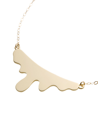 メルティーペーパー ネックレス(K18-Yellow Gold)