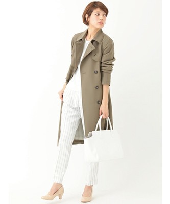 ロングライトトレンチコート