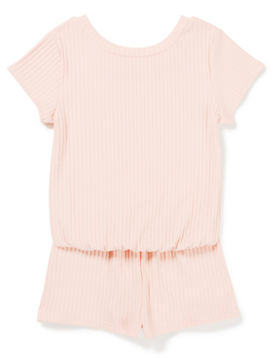 TINY RIBBED T ROMPER