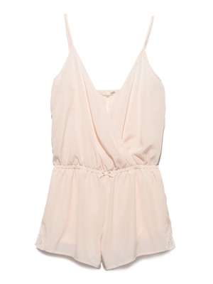 gelato pique (ジェラートピケ)  サテンロンパース