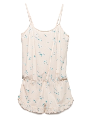 gelato pique (ジェラートピケ)  デイジー柄オールインワン