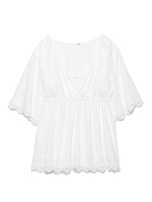 gelato pique (ジェラートピケ)  ワッシャージャガードプルオーバー