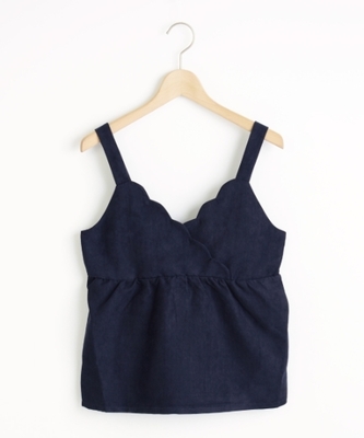 Jスカラップキャミ