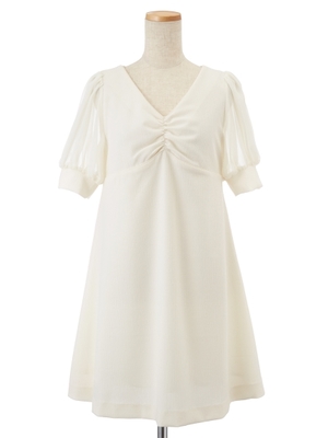 Supreme.La.La. (シュープリーム ララ)  シースルースリーブミニワンピ