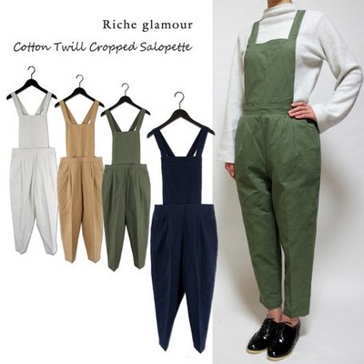 クロップドサロペット