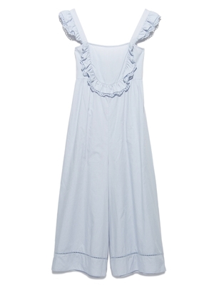 コットンレースエプロンロンパース