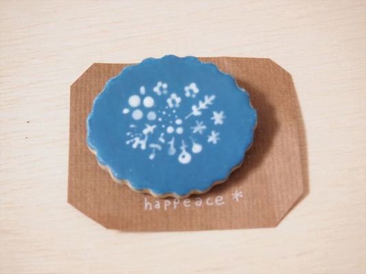 〔陶器ブローチ〕botanical tart (NV)