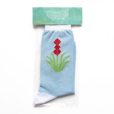 ソックス「アロエ」（ホワイト）