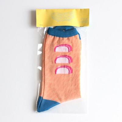 ソックス「かまぼこ」（ピンク）