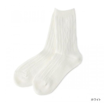 MACKINTOSH PHILOSOPHY ケーブル クルーソックス