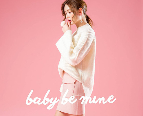 ルーズシルエットリブニット 