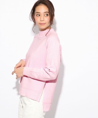 12ゲージミラノリブハイネックプルオーバーロングスリーブ