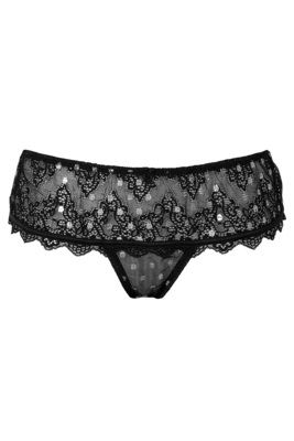 Twinkle Bomb Brief in Black/Silver